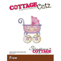 Fustella metallica Cottage Cutz Pram