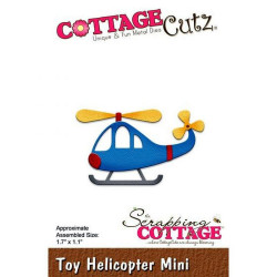 Fustella metallica Cottage Cutz Toy Helicopter Mini