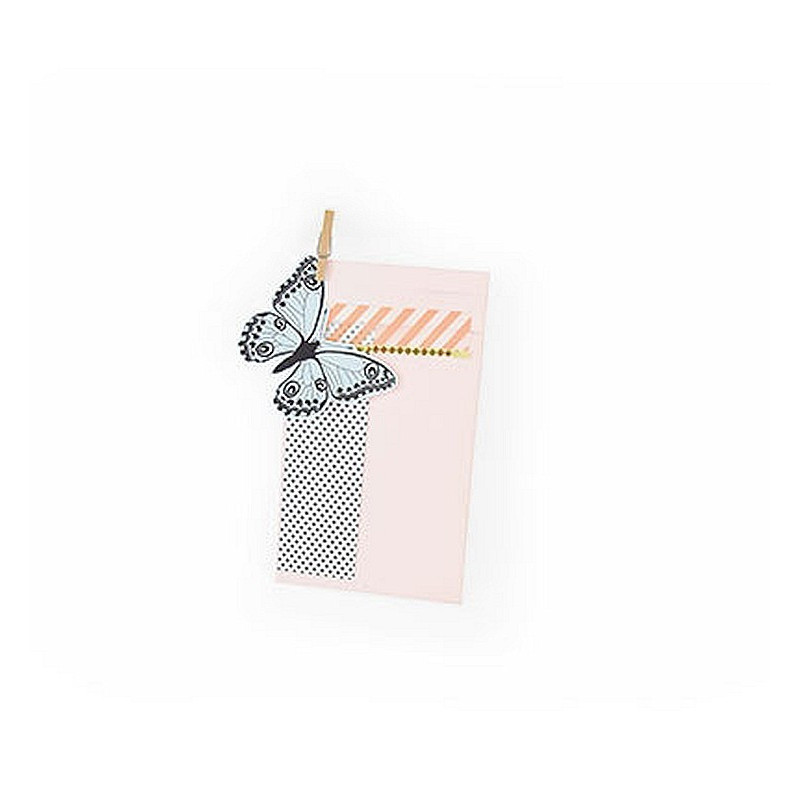 Fustella Sizzix Framelits con timbro Wild Butterfly