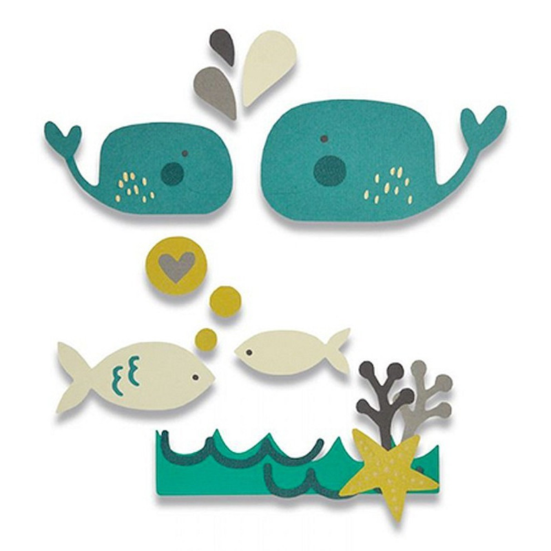 Fustella Sizzix Thinlits Under the sea