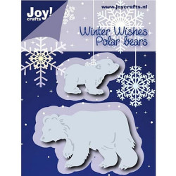 Fustella metallica Joy! Crafts Cutting & Embossing Polar Bears