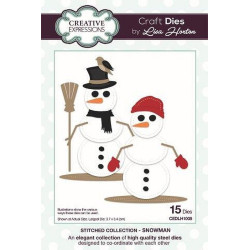 Fustella metallica Creative Expressions Collection Snowman