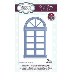 Fustella metallica Creative Expressions Arched Window Door