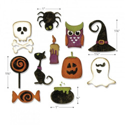 Fustella Sizzix Thinlits Mini Halloween Things