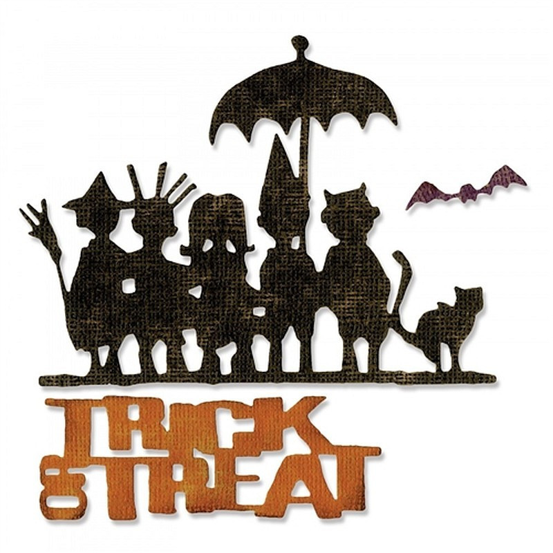 Fustella Sizzix Thinlits Trick or Treat Dolcetto o Scherzetto