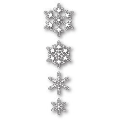 Fustella metallica PoppyStamps Evangeline Snowflakes