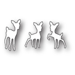 Fustella metallica PoppyStamps Tiny Fawns