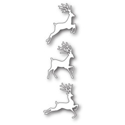 Fustella metallica PoppyStamps Jumping Deer Trio