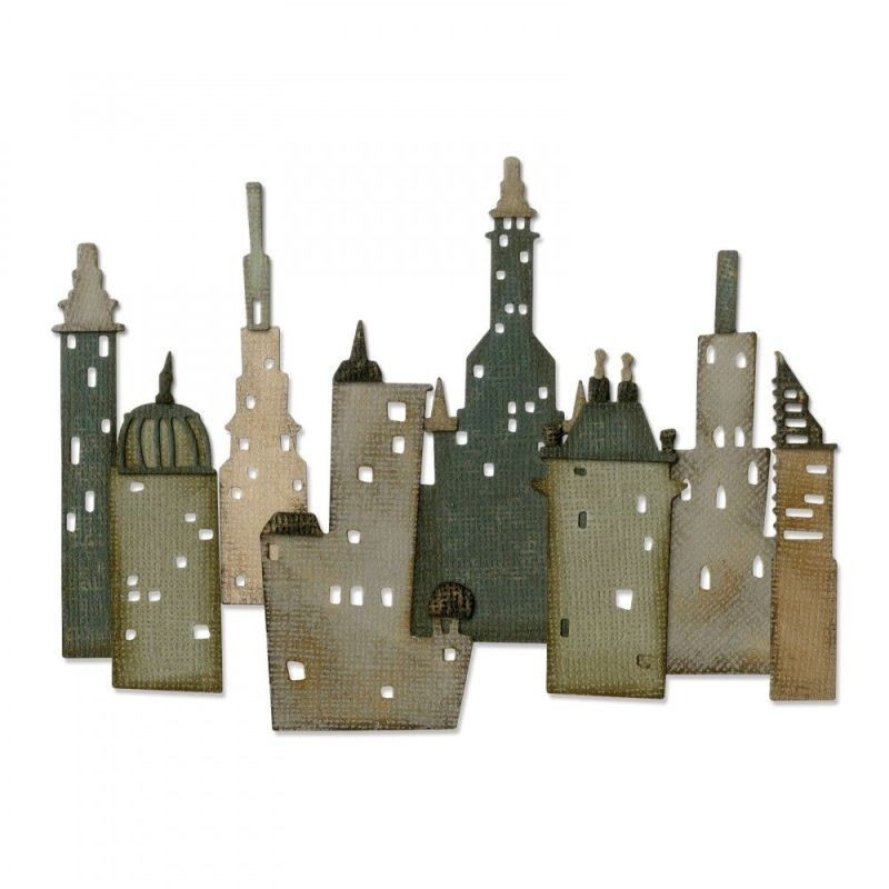 Fustella Sizzix Thinlits Cityscape Metropolis