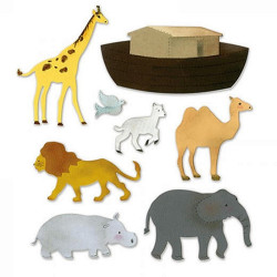 Fustella Sizzix XL Noah's Ark with Animals