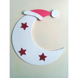 Fustella XXL Luna Stelle e Cappello Babbo Natale