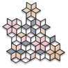 Fustella Sizzix Thinlits Diamond Cluster by Debi Potter