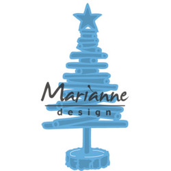 Fustella metallica Marianne Design Creatables Tiny's Christmas tree wood