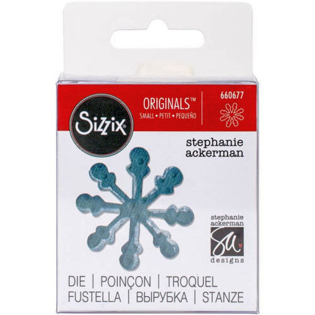 Fustella Sizzix Originals SMALL Snowflake 4 by Stephanie Ackerman