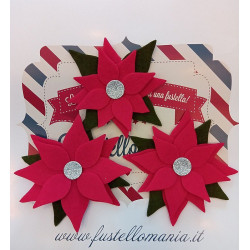 Fustella Sizzix BIGz L Layered Poinsettia Stella di Natale