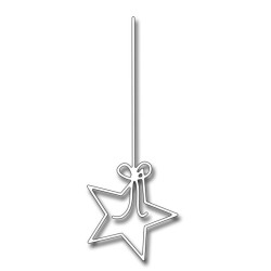 Fustella metallica Star on a string