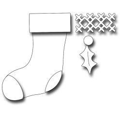 Fustella metallica Christmas Stocking