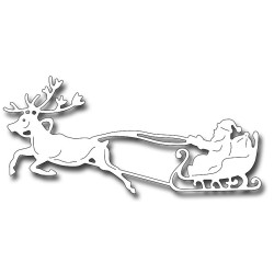 Fustella metallica Santa Sleigh and Deer