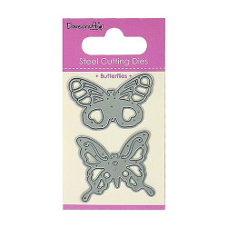 Fustella metallica Dovecraft Butterflies Duo