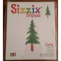 Fustella Sizzix originals Albero Pino