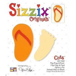 Fustella Sizzix originals Infradito e piede