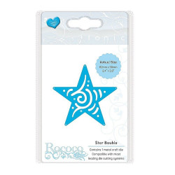 Fustella metallica Tonic Studios Rococo Petite Star bauble