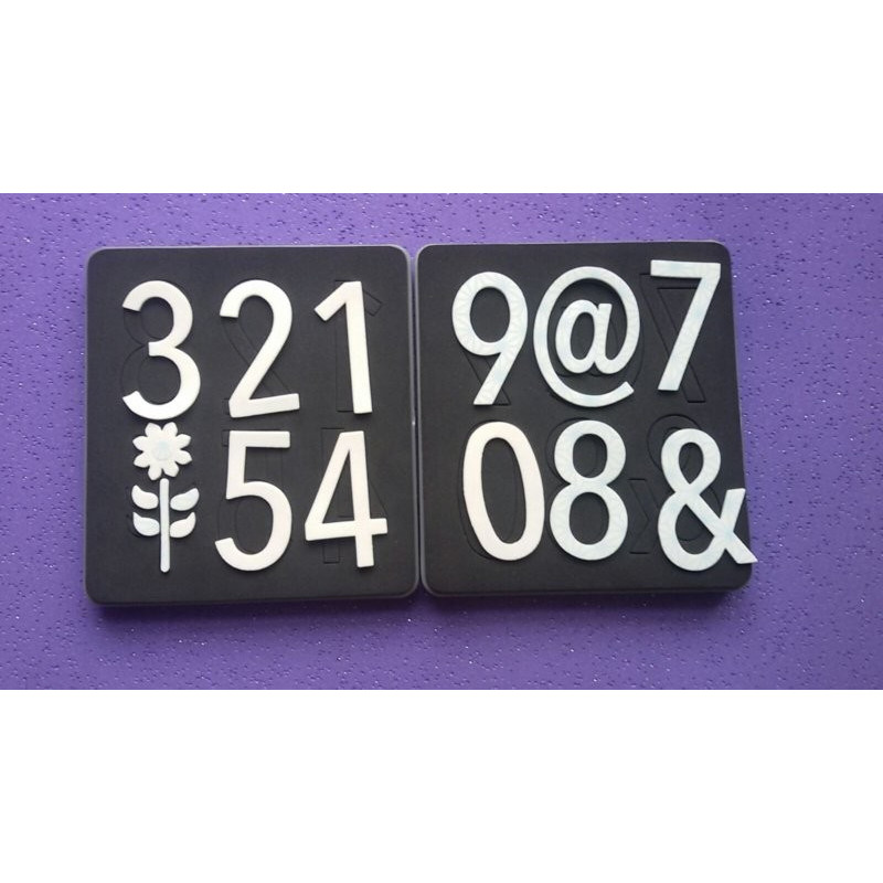 Fustella Sizzix Stampin Up Numeri simple numbers