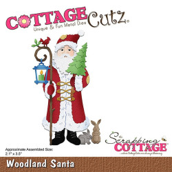 Fustella metallica Cottage Cutz Woodland Santa