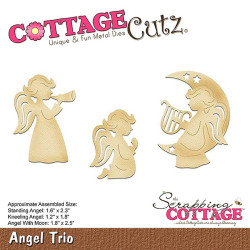 Fustella metallica Cottage Cutz Angel Trio